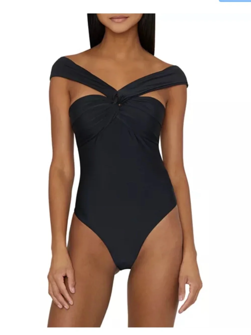 NWT Milly Betsy One Piece Swimsuit Small S Black NWT Cutout Convertible $365
